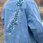 Vyšívaná bunda #062 – džínová